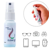 Spray Limpa Lentes