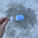 Lupa de Descanso Fina Dourada