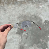 Lupa de Descanso Fina Prata (KIT Vermelho)