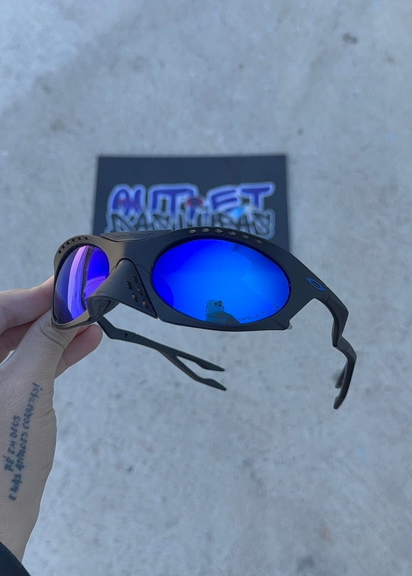 Plantaris Preto, Neon Blue (2X1)